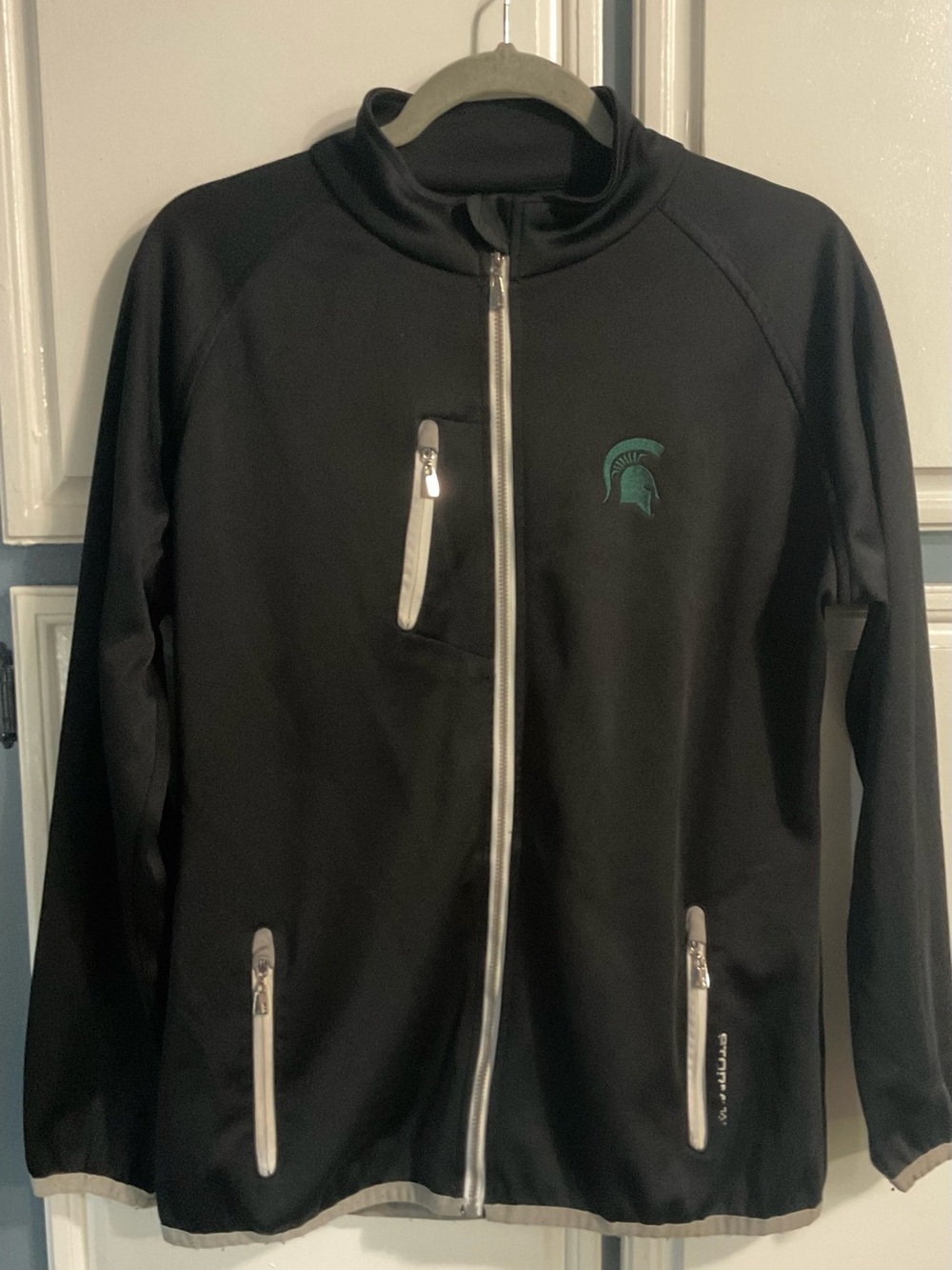 Spartans full zip soft shell performance jacket